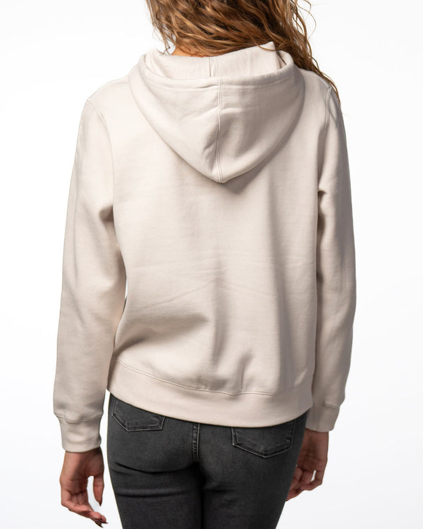 Hooded Sweatshirt: Bone (CF)