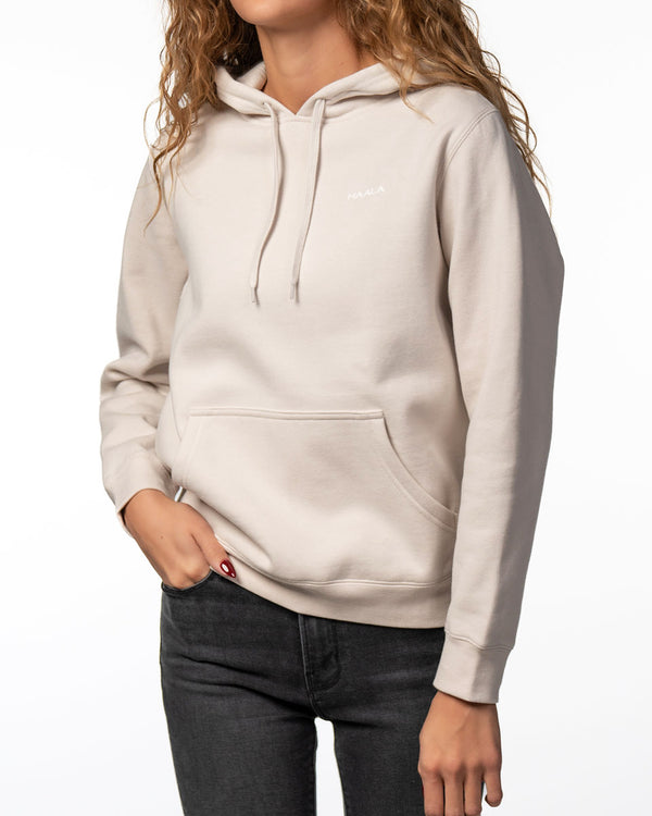 Hooded Sweatshirt: Bone (CF)