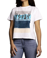 Relaxed Crew T-shirt : Watercolor Cactus